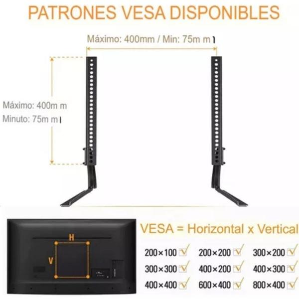 Imagem de Suporte básico de TV universal para TVs de 37 a 75 polegadas