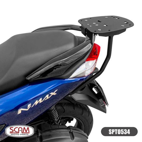 Imagem de Suporte Baú Aço Carbono Yamaha NMAX 2021 em diante Moto Scam