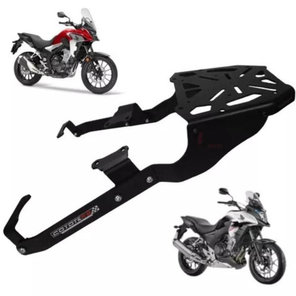 Imagem de Suporte Bau Cb 500x Reforçado Coyote Bagageiro Honda Cb500 X