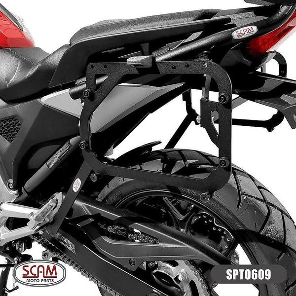 Suporte Baú Lateral Honda Nc750x 2022+ Spto609 Scam Imagem de Suporte Baú Lateral Honda Nc750x 2022+ Spto609 Scam