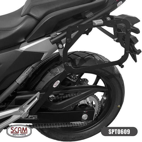 Suporte Baú Lateral Honda Nc750x 2022+ Spto609 Scam Imagem de Suporte Baú Lateral Honda Nc750x 2022+ Spto609 Scam