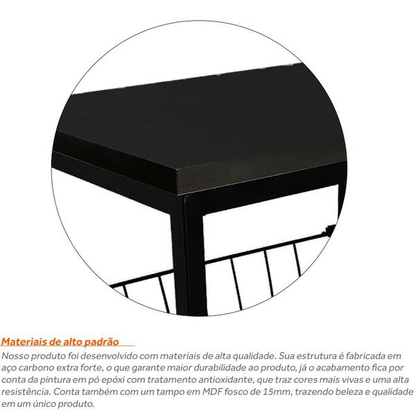 Suporte Bebedouro Botijão Mini Balcão Cesto E Tampo Preto - Genus Móveis Imagem de Suporte Bebedouro Botijão Mini Balcão Cesto E Tampo Preto