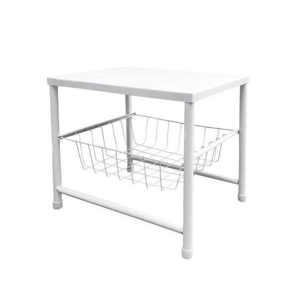 Suporte Bebedouro com cesto removível - Mini fruteira - WRM Metal Imagem de Suporte Bebedouro com cesto removível - Mini fruteira