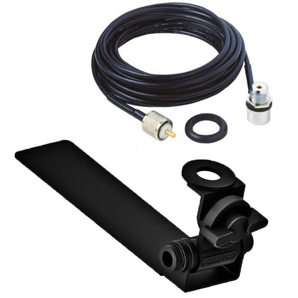 Imagem de Suporte Bi-Articulado Caminhonete Carroceria Adaptável M-650 + Cabo Coaxial 5,5 metros com Conectores M-802k