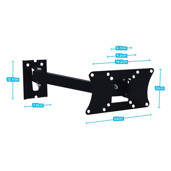 Imagem de Suporte Bi Articulado para TV Monitor de até 56" PBC400