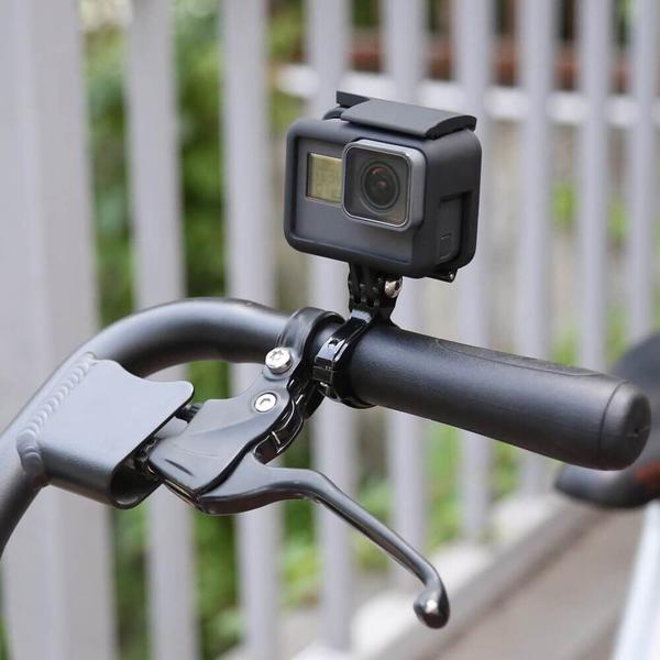 Imagem de Suporte Bike para GoPro e Câmeras Similares em Alumínio Cor Preto