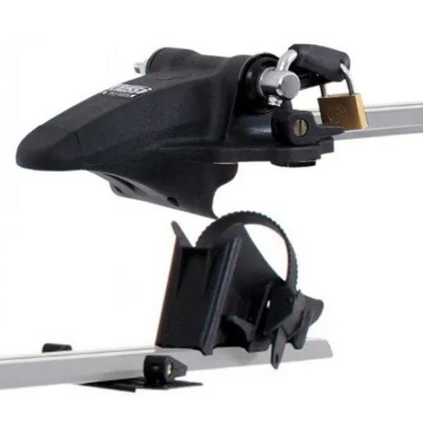 Suporte Bike Teto Calha Bike Kiussi Etna 01-103 Prata Imagem de Suporte Bike Teto Calha Bike Kiussi Etna 01-103 Prata