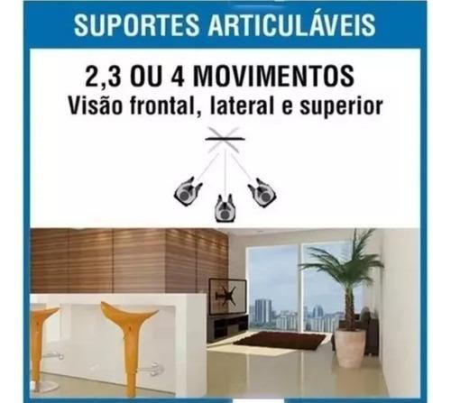 Suporte Brasforma Bra3.0 De Parede Para Tv/monitor De 10 Até 56 Preto Imagem de Suporte Brasforma Bra3.0 De Parede Para Tv/monitor De 10 Até 56 Preto