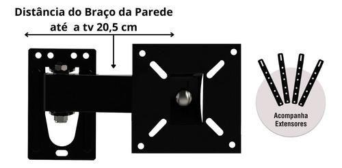 Suporte Brasforma Bra3.0 De Parede Para Tv/monitor De 10 Até 56 Preto Imagem de Suporte Brasforma Bra3.0 De Parede Para Tv/monitor De 10 Até 56 Preto