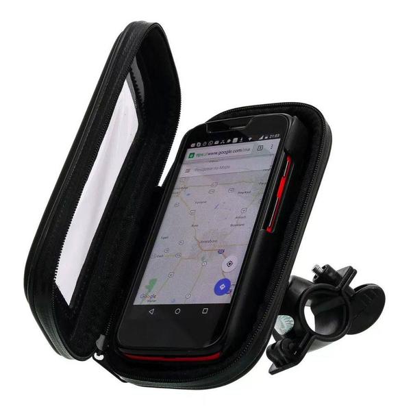 Imagem de Suporte Capa Celular Universal Gps Moto Bike