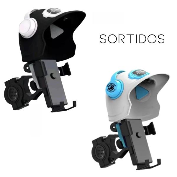 Imagem de Suporte Capacete Para Celular Moto Bike Veicular Universal protege do sol e chuva ajustavel 