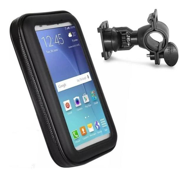 Imagem de Suporte Case Para Celular Gps Moto Bike À Prova D'água Chuva