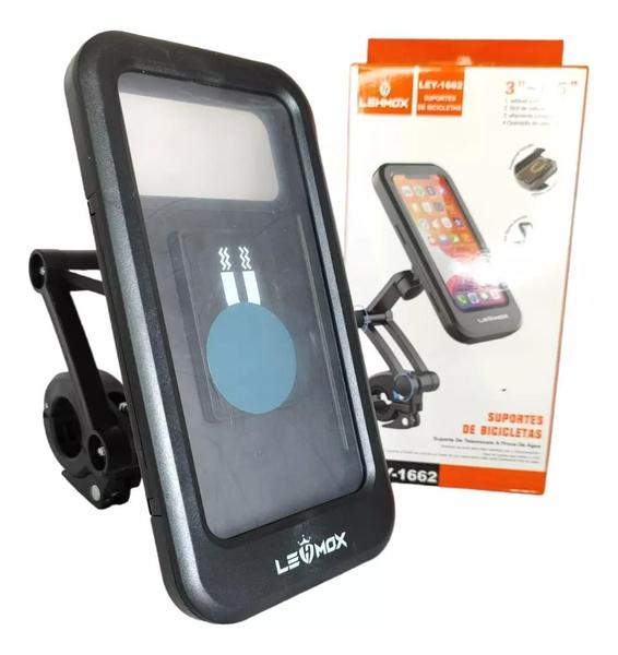 Imagem de Suporte Celular 6.5 Gps Moto Bike 360º Apoio Celular Top