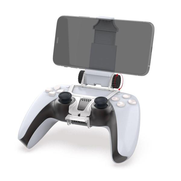 Imagem de Suporte Celular Controle Game Ps 5 Ajustável Rotação Gamepad - Dobe