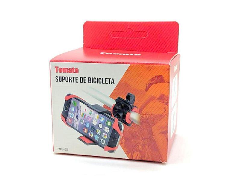 Imagem de Suporte Celular GPS para bicicleta moto guidão - Tomate