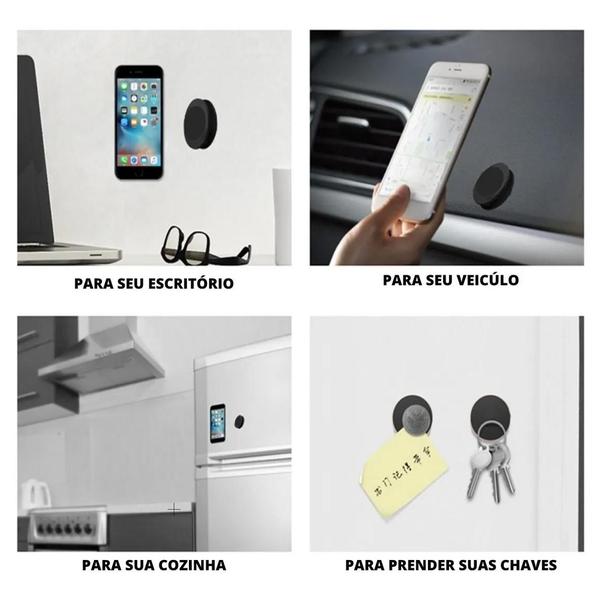 Imagem de Suporte Celular Magnético Carro Com Imã Neodimio Universal