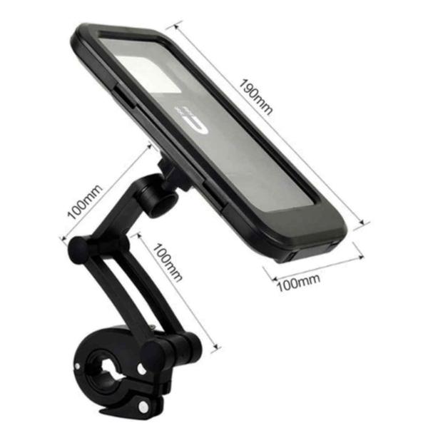 Imagem de Suporte Celular Moto Bike Bicicleta Guidão Prova D'água Universal Impermeável Antiqueda Antifurto