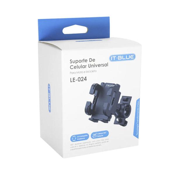 Suporte celular moto e bicicleta le-024 - IT-BLUE Imagem de Suporte celular moto e bicicleta le-024