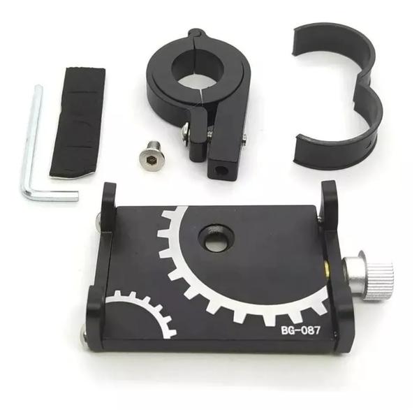 Suporte Celular Universal em Aluminio GPS Motos Bicicleta Bike Prende no Guidão - COMERCIAL MARCO FERRARI DROP RIO Imagem de Suporte Celular Universal em Aluminio GPS Motos Bicicleta Bike Prende no Guidão