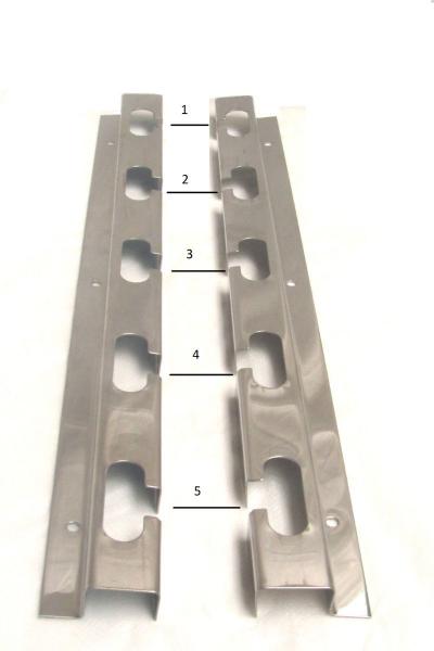 Suporte Churrasqueira 5 Níveis inox com 4 Tubos Alum 75cm - Plenitude Imagem de Suporte Churrasqueira 5 Níveis inox com 4 Tubos Alum 75cm
