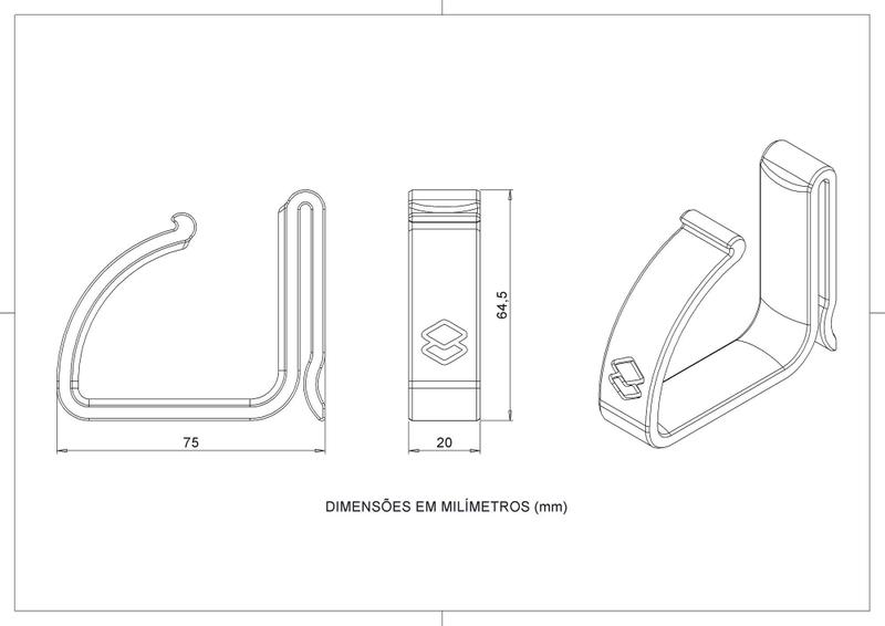 Imagem de Suporte Clip Cinto Para Abafador Protetor Auricular Tiro Epi