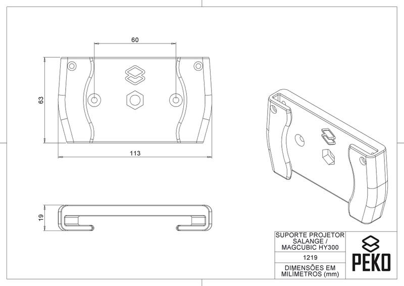 Imagem de Suporte Compativel Com Projetor Salange Hy300 Magcubic