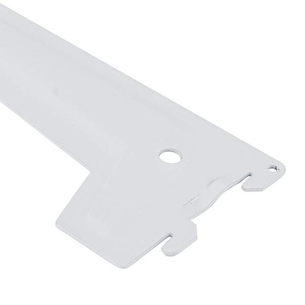 Imagem de Suporte Cremalheira Para Trilho Simples 30cm Branco Brasform