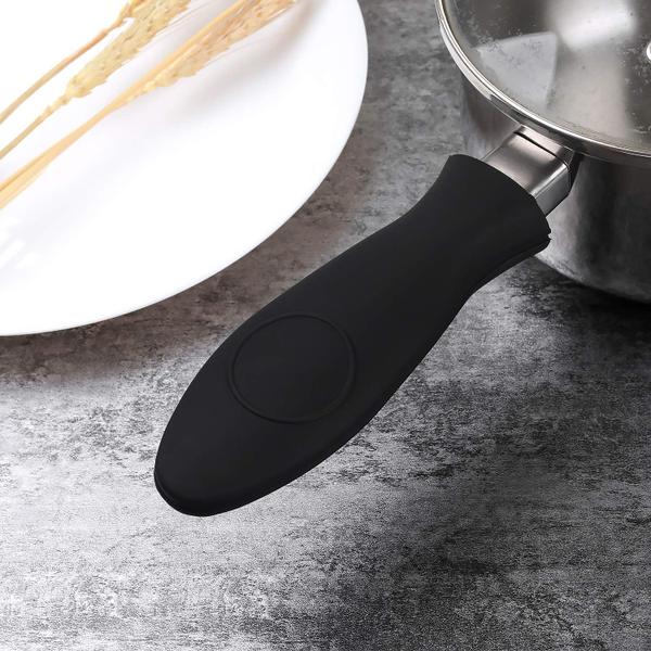 Imagem de Suporte de alça SKEMIX de silicone resistente ao calor para utensílios de cozinha