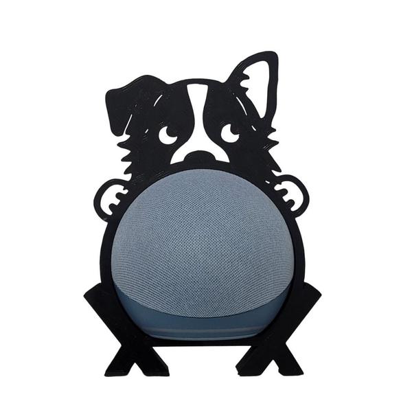 Imagem de Suporte de Alexa para Echo Dot 4  e Dot 5 "Border Collie"