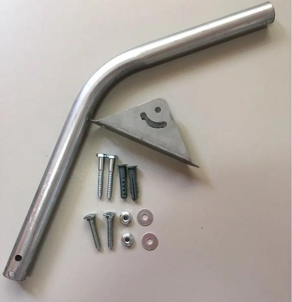 Suporte de Antena Mastro Articulado de Metal P/ Tv Celular 48cm 3/4 - Conect Imagem de Suporte de Antena Mastro Articulado de Metal P/ Tv Celular 48cm 3/4