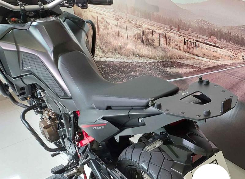 Imagem de *** Suporte de bagageiro bauleto bau top case traseiro  c/ encaixe Monokey p/ Africa Twin CRF 1100 L até 2022