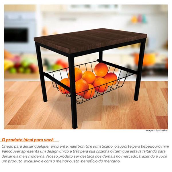 Suporte De Bebedouro Botijão De Mesa Com Cesto E Tampo MDF - Genus Móveis Imagem de Suporte De Bebedouro Botijão De Mesa Com Cesto E Tampo MDF