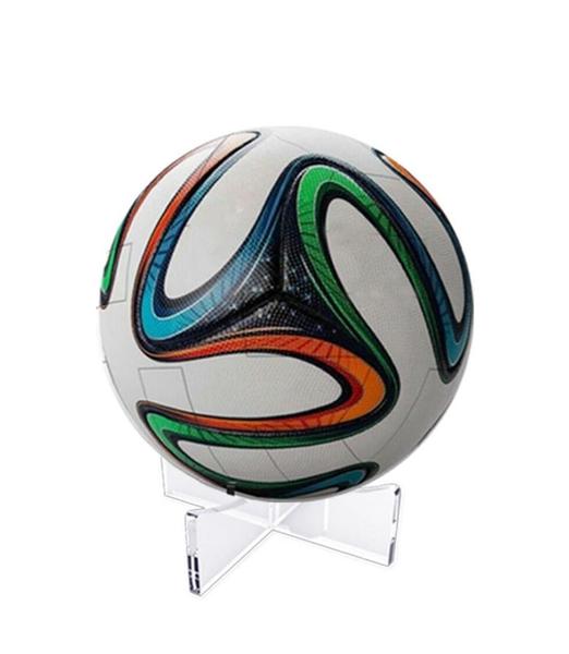 Suporte de Bola Portátil 2 Unidades Transparente em Acrílico - EB Imagem de Suporte de Bola Portátil 2 Unidades Transparente em Acrílico