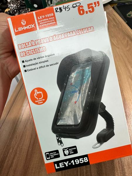 Suporte de Celular á Prova DÁgua - LEHMOX Imagem de Suporte de Celular á Prova DÁgua