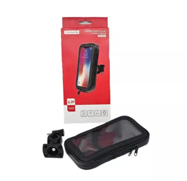 Imagem de Suporte De Celular Tomate Plástico Para Moto Gps Prova D'agua Mtg-016