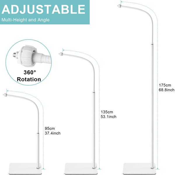 Imagem de Suporte de chão para monitor de bebê compatível com iTodos