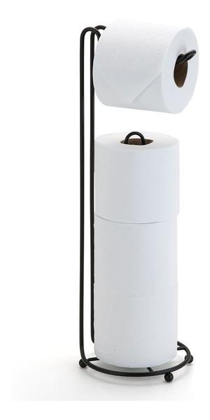 Suporte De Chão Porta Rolo P/ 4 Papel Higiênico Black Arthi Imagem de Suporte De Chão Porta Rolo P/ 4 Papel Higiênico Black Arthi