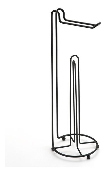 Suporte De Chão Porta Rolo P/ 4 Papel Higiênico Black Arthi Imagem de Suporte De Chão Porta Rolo P/ 4 Papel Higiênico Black Arthi