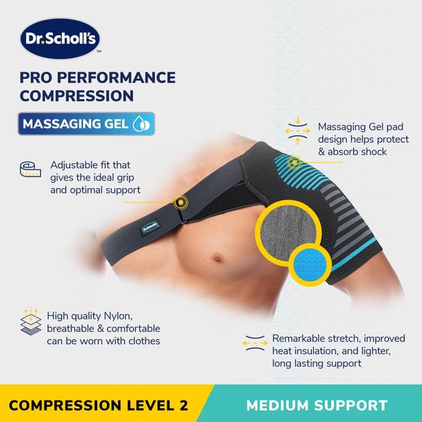 Imagem de Suporte de compressão de ombro Dr. Scholl's com gel de massagem