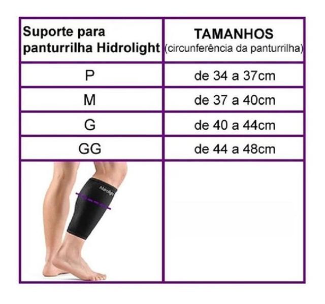 Imagem de Suporte De Compressao Para Panturrilha M Hidrolight Or78_2