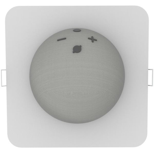Imagem de Suporte de Embutir no Teto Compativel com Amazon Alexa Echo Dot 4 e 5 Quadrado - ARTBOX3D