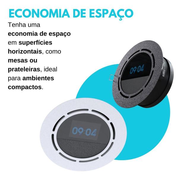 Suporte de Embutir no Teto Parede ou Móvel Compatível com Amazon Alexa Echo Spot - ARTBOX3D Imagem de Suporte de Embutir no Teto Parede ou Móvel Compatível com Amazon Alexa Echo Spot - ARTBOX3D
