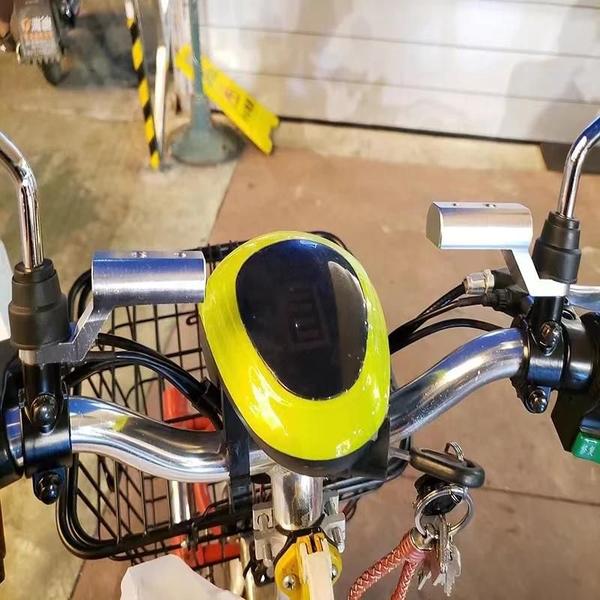 Imagem de Suporte de Extensão para Espelho Retrovisor de Motocicleta, Scooter e ATV - Suporte de Alumínio para Farol