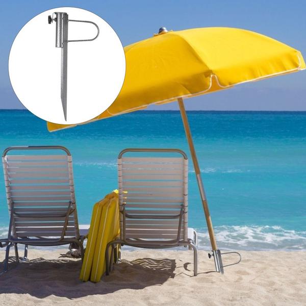 Imagem de Suporte de guarda-chuva de praia Wokex Metal Sand Anchor Universal Grey