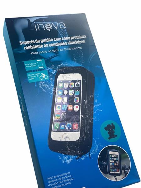Suporte De Guidão Para Celular Com Capa Protetora - Inova Imagem de Suporte De Guidão Para Celular Com Capa Protetora