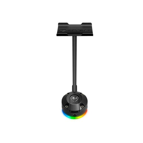 Imagem de Suporte De Headset Gamer Cougar Bunker S Preto Rgb Usb