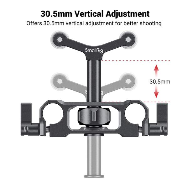 Imagem de Suporte de lente SMALLRIG Universal 15mm LWS Rod Mount 2727