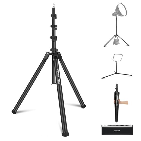 Suporte de luz fotográfica Neewer ST103 200cm Alumínio 6kg Imagem de Suporte de luz fotográfica Neewer ST103 200cm Alumínio 6kg