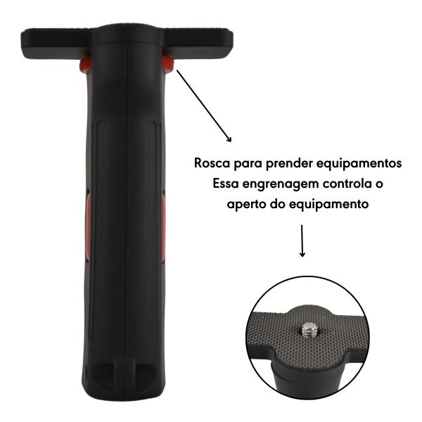 Imagem de Suporte de Mão  Ergonômico e Estabilizador  para Câmera DSLR, Mirrorless e LED Mamen 