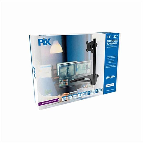 Imagem de Suporte de Mesa Ajustável TV/Monitor 13" a 32" com base 079-0034 Pix